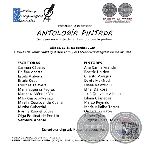 ANTOLOGA PINTADA - Sbado, 19 de septiembre 2020